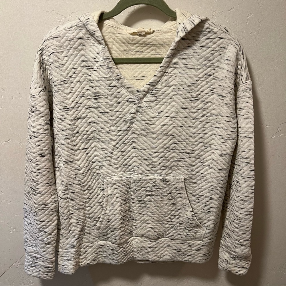 Lovestitch Women White Pullover Hoodie size small